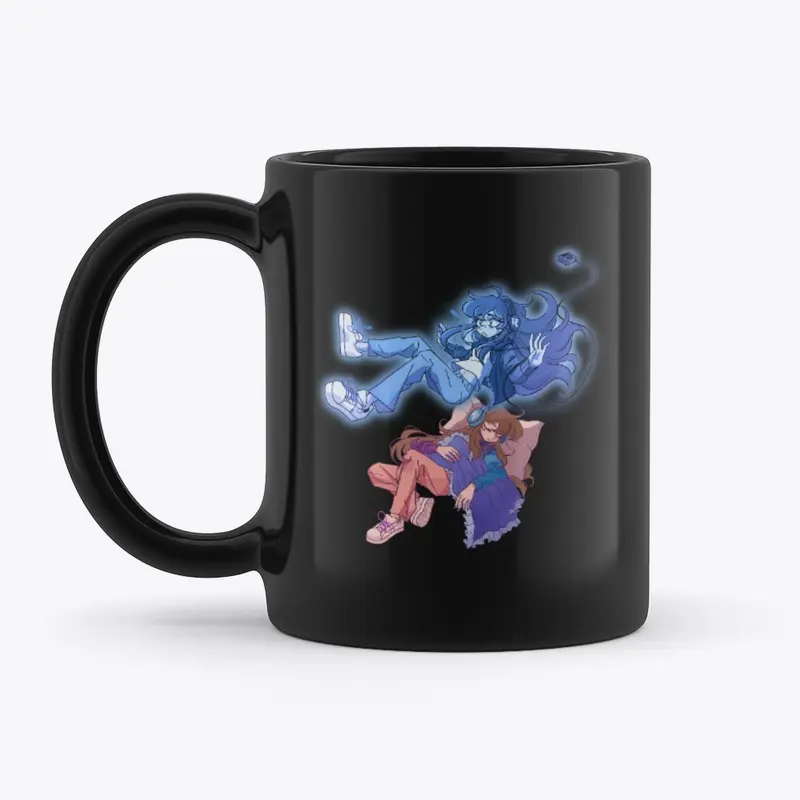 Astral Projections Black Mug